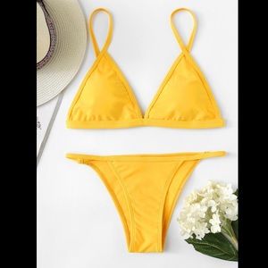 Triangle Top w/ String Bikini Set
